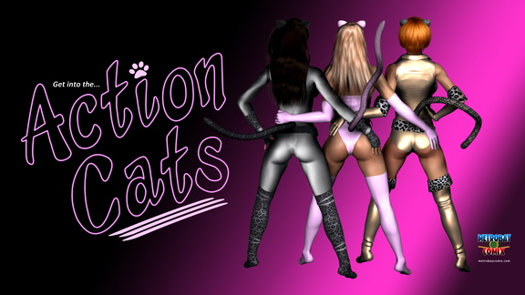 Action Cats wallpaper