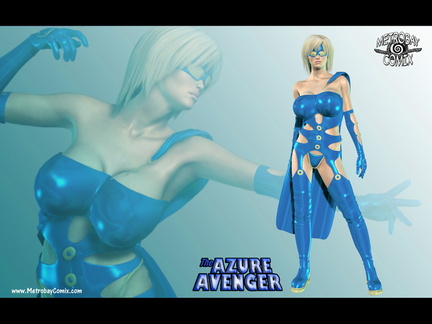 Azure Avenger wallpaper