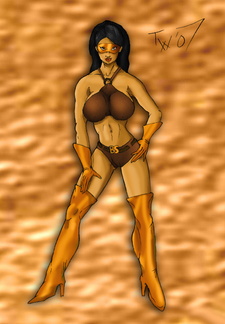 Brown Sugar pinup